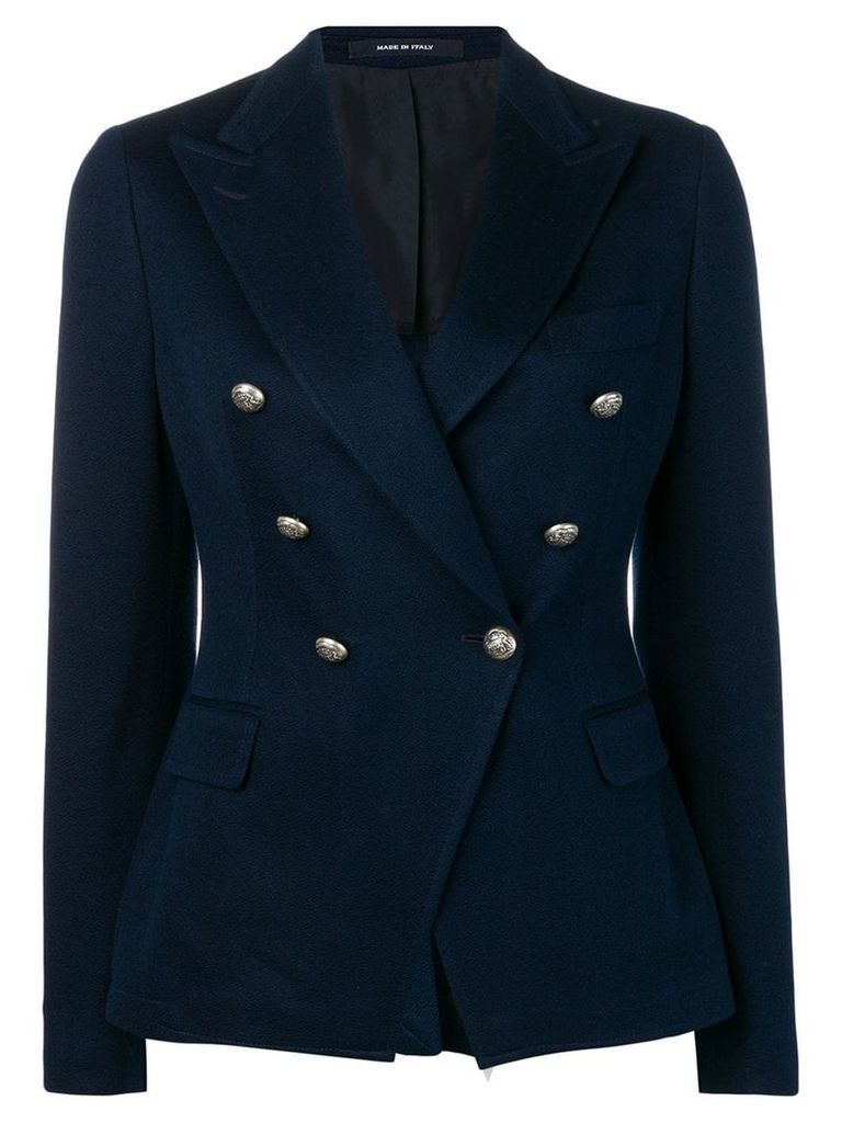 Tagliatore formal blazer jacket - Blue