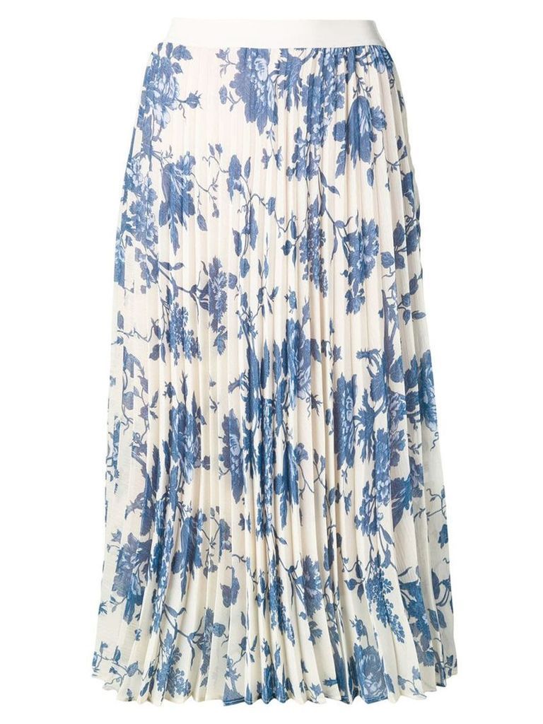 Semicouture floral print skirt - Neutrals