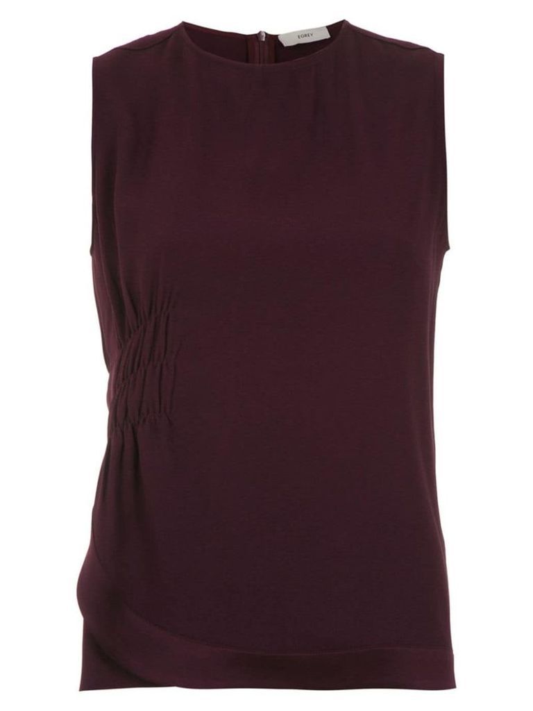 Egrey ruched blouse - Purple