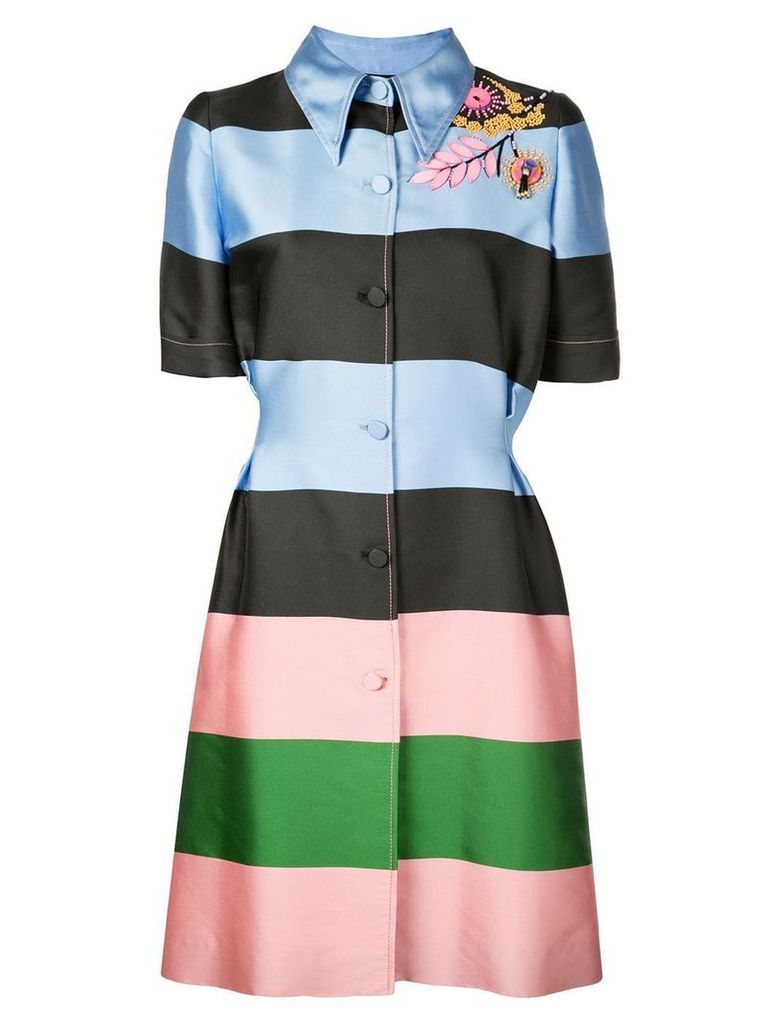 Carolina Herrera striped shirt dress - Multicolour