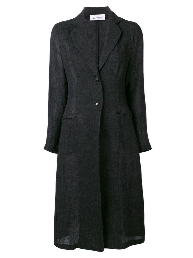 Barena single-breasted coat - Black