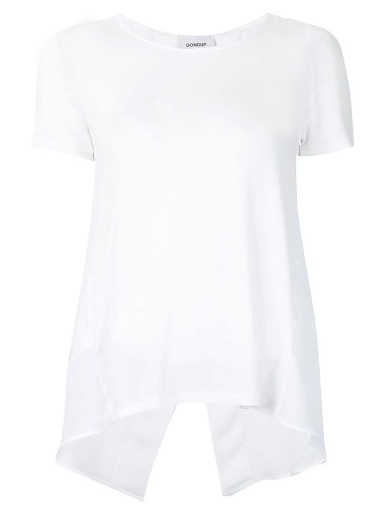 Dondup splice back T-shirt - White