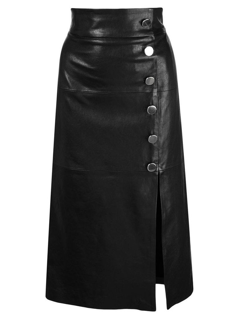 Skiim Lucy leather skirt - Black