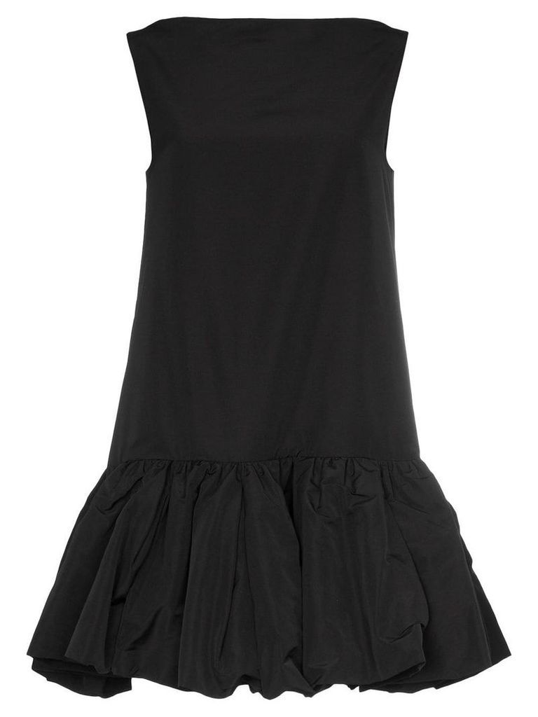 Valentino sleeveless drop hem mini dress - Black