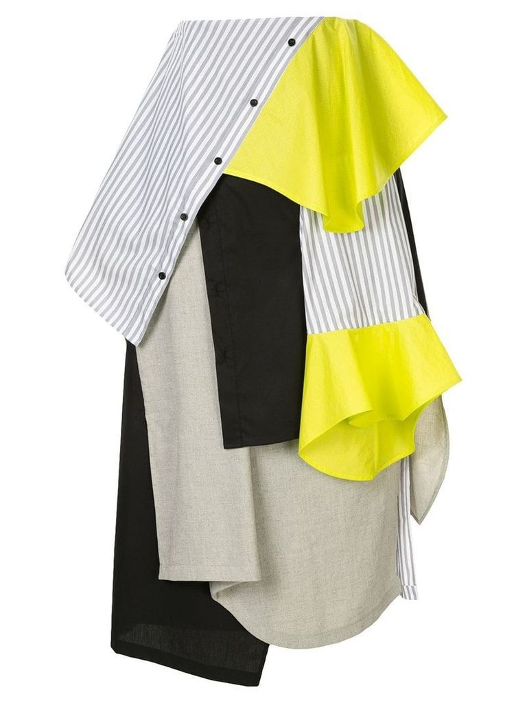 Enföld deconstructed shirt skirt - Multicolour