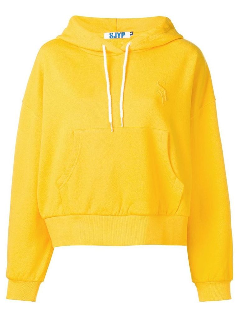 SJYP cropped hoodie - Yellow