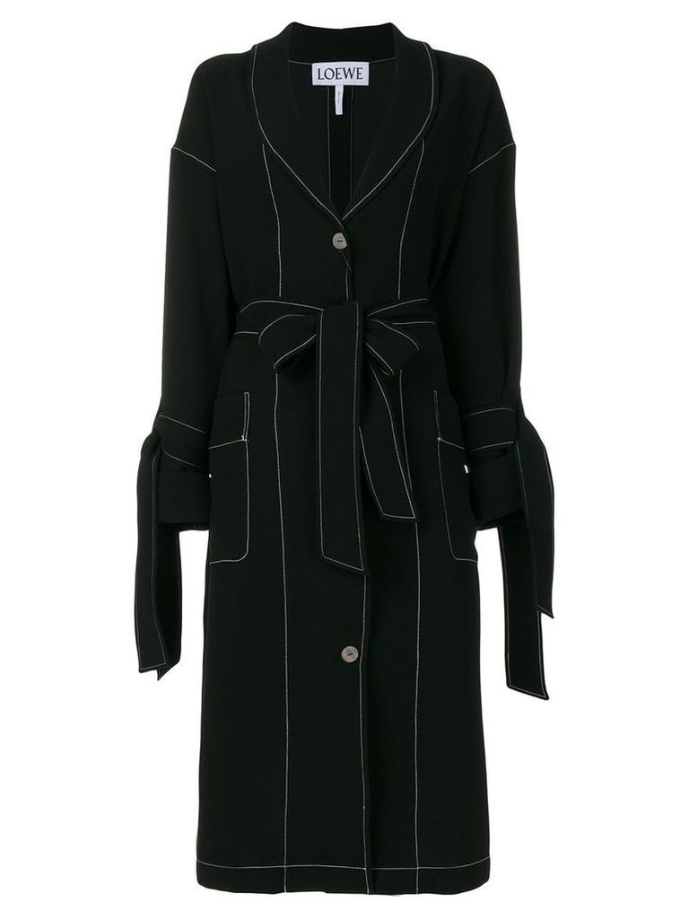 Loewe belted duster coat - Black