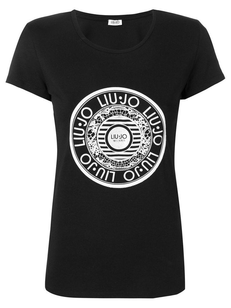 Liu Jo logo printed T-shirt - Black