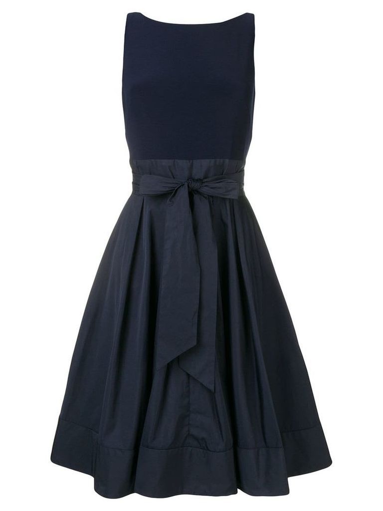 Lauren Ralph Lauren Yuko bow embellished dress - Blue