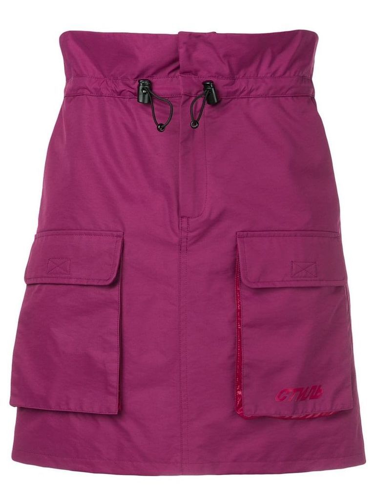 Heron Preston straight utility skirt - Pink