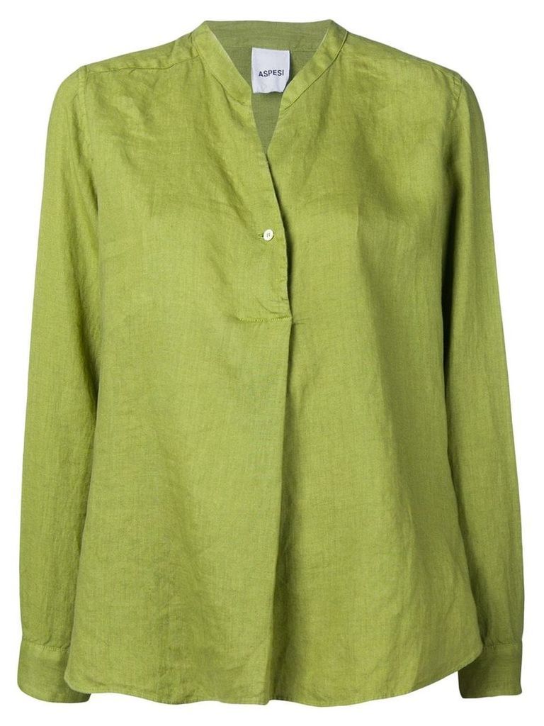 Aspesi boxy-fit blouse - Green