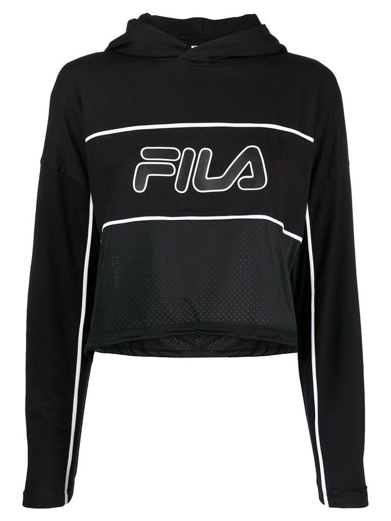 Fila Romy cropped hoodie - Black