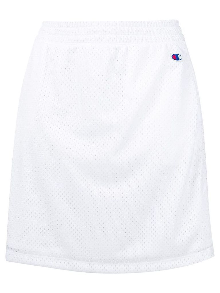 Champion jersey A-line skirt - White
