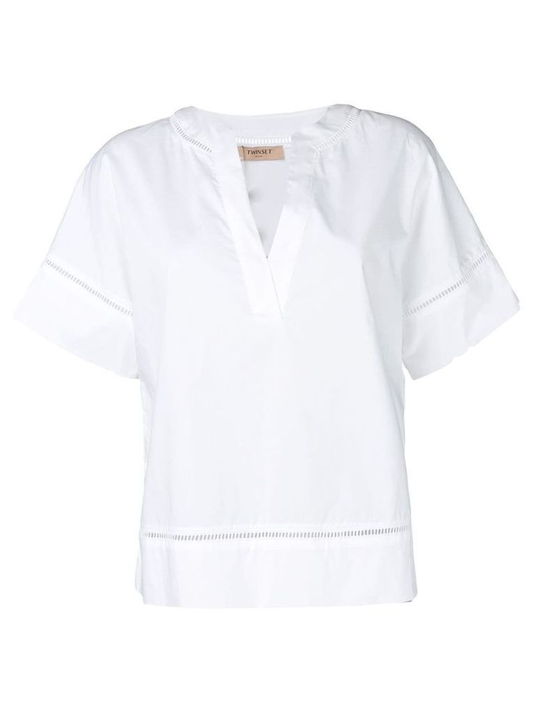 Twin-Set poplin shirt - White