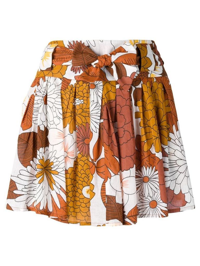 Dodo Bar Or floral-print skirt - Brown
