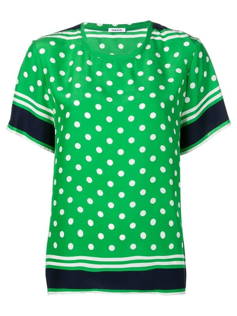P.A.R.O.S.H. polka dot print blouse - Green