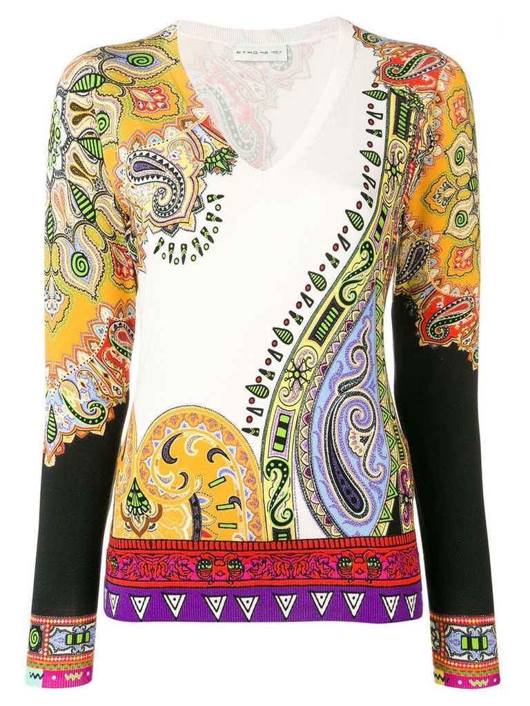 Etro paisley-print jumper - Multicolour