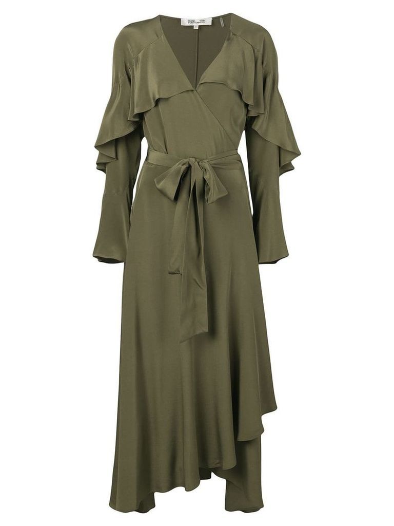 Dvf Diane Von Furstenberg Alice wrap dress - Green