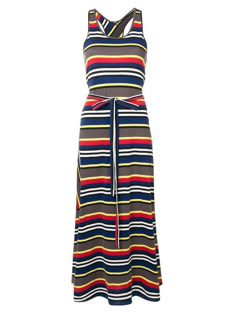 Aspesi striped maxi dress - Blue