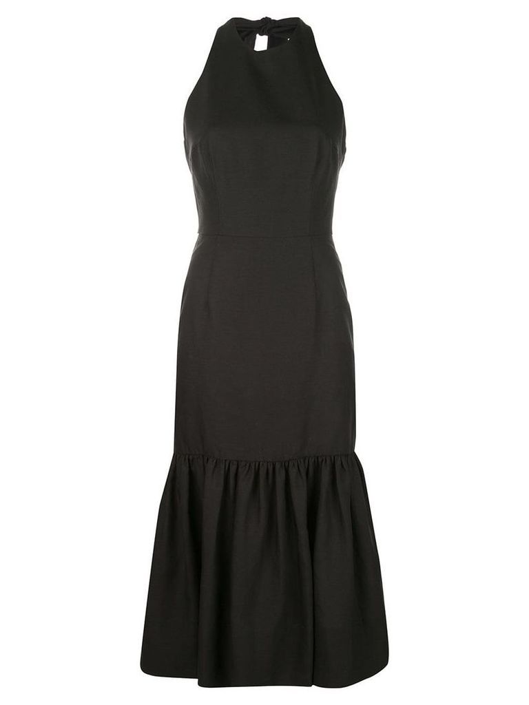 Rebecca Vallance fitted halter neck dress - Black