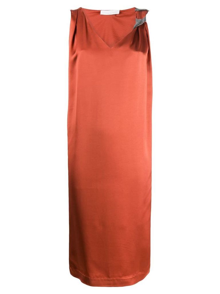 Fabiana Filippi slip dress - Orange