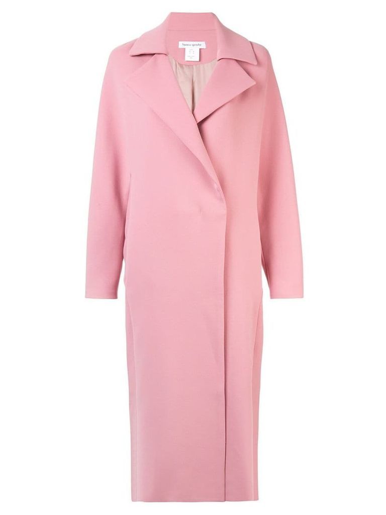 Bianca Spender Geneva long coat - Pink