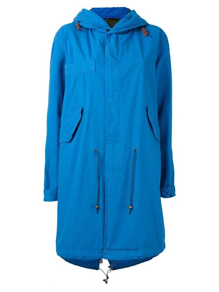 Mr & Mrs Italy hooded parka coat - Blue