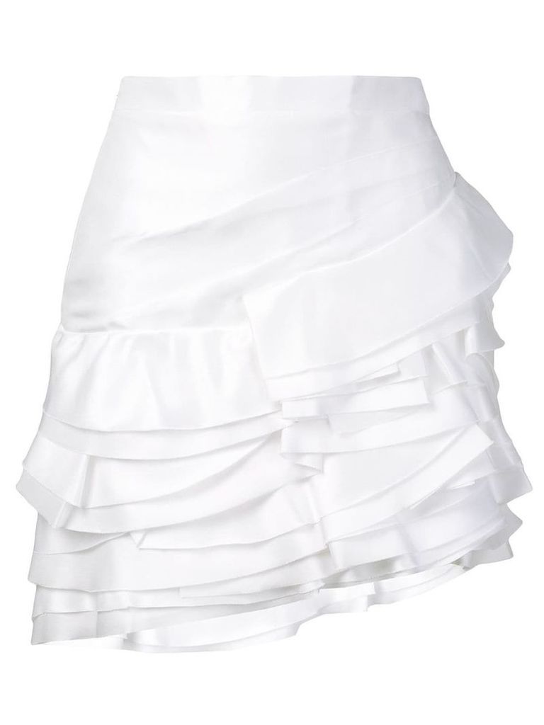 Ermanno Scervino layered ruffle skirt - White