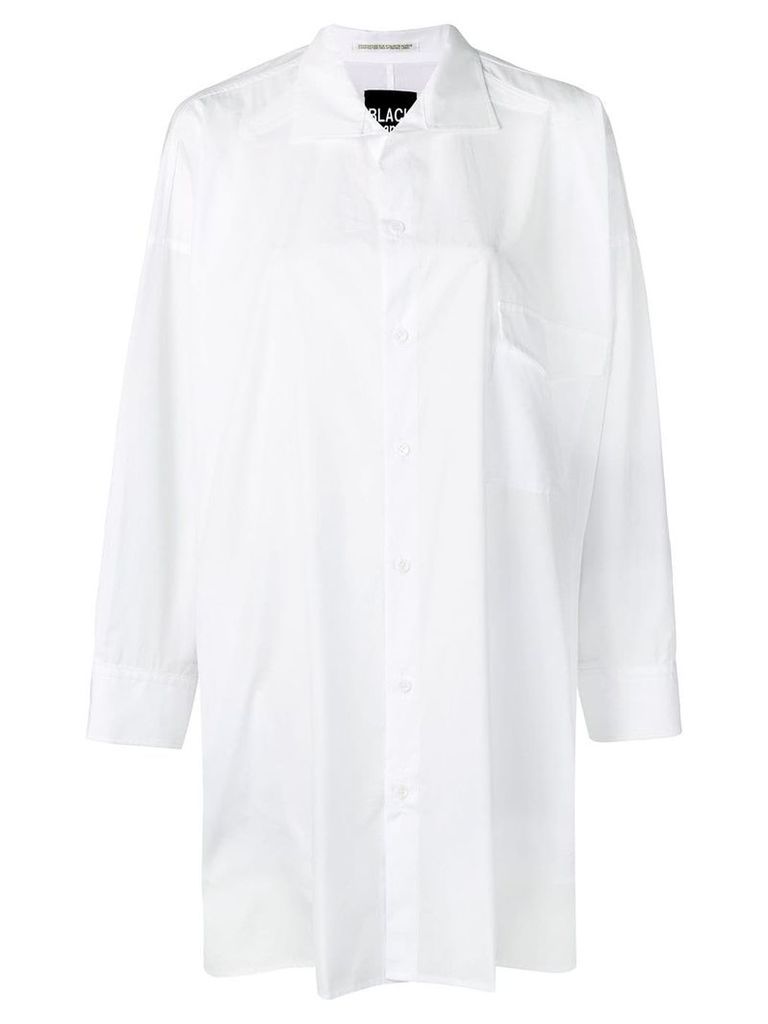 Yohji Yamamoto oversized tunic shirt - White