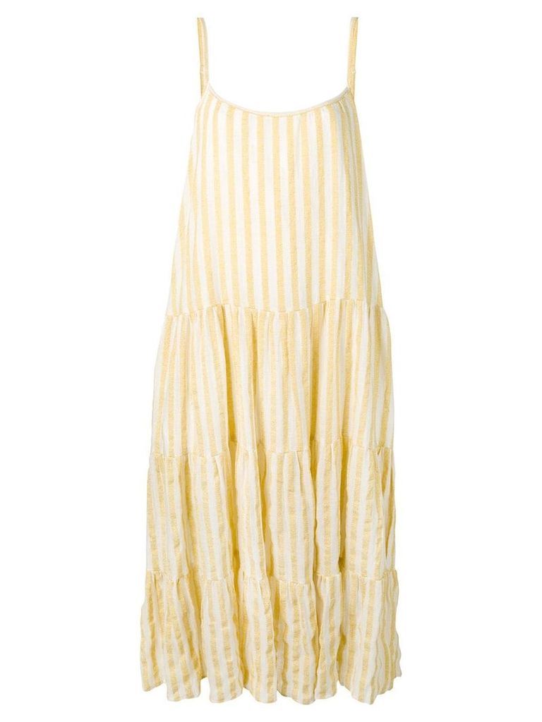 Sundress Margot striped dress - Yellow