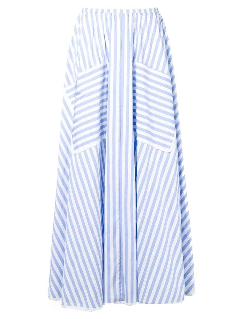 Smarteez striped midi skirt - Blue