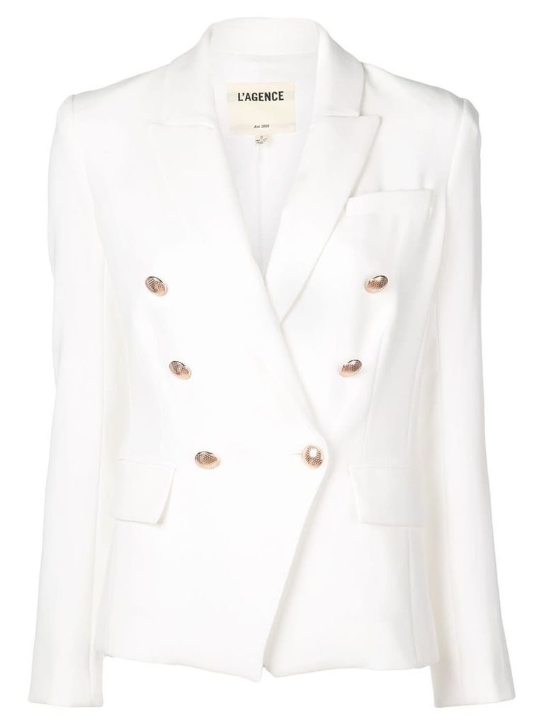 L'agence classic double-breasted blazer - White