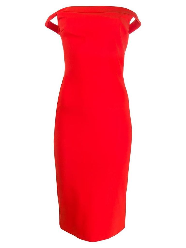 Le Petite Robe Di Chiara Boni fitted midi dress - Red