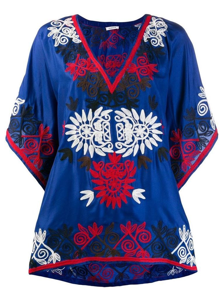 P.A.R.O.S.H. embroidered tunic - Blue