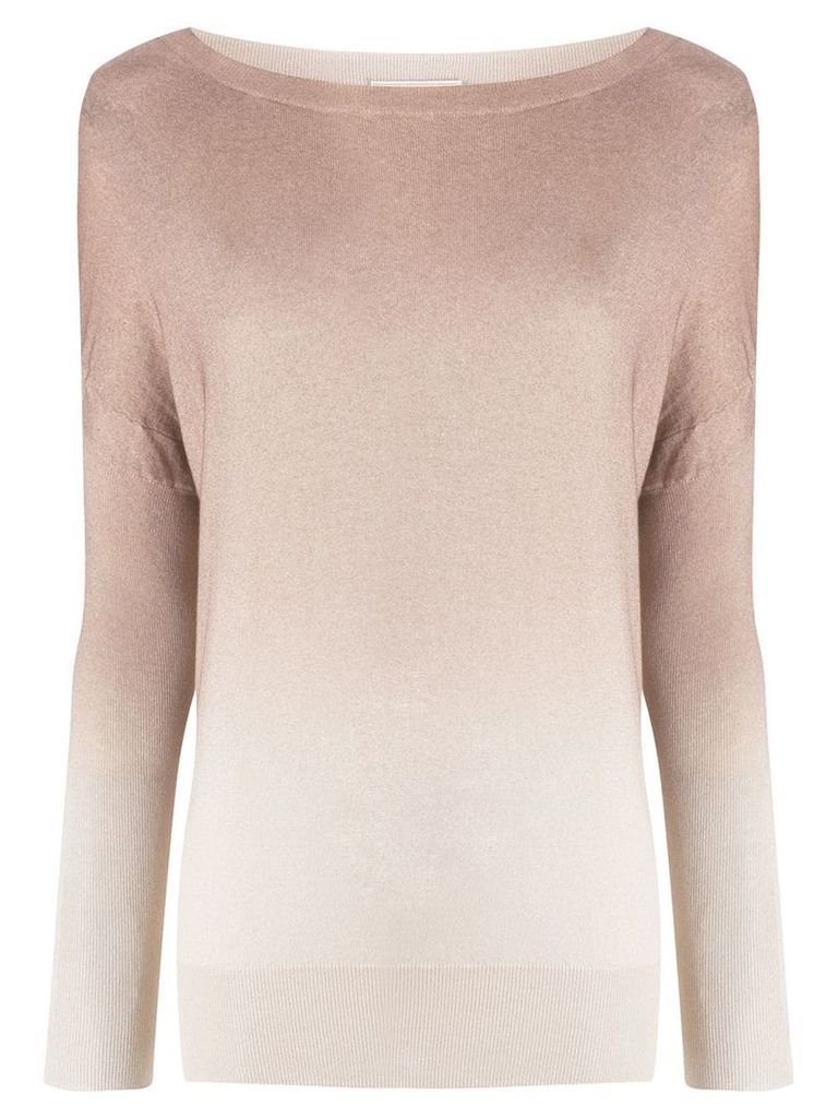 Snobby Sheep Graces ombre fine-knit sweater - Neutrals