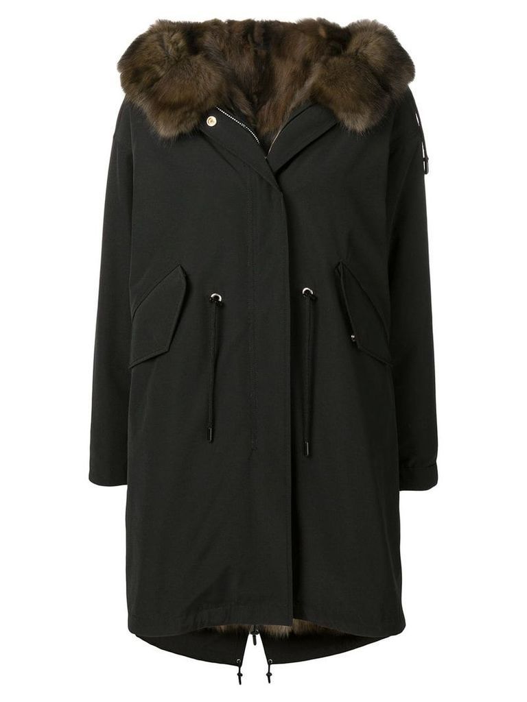 Liska hooded coat - Black