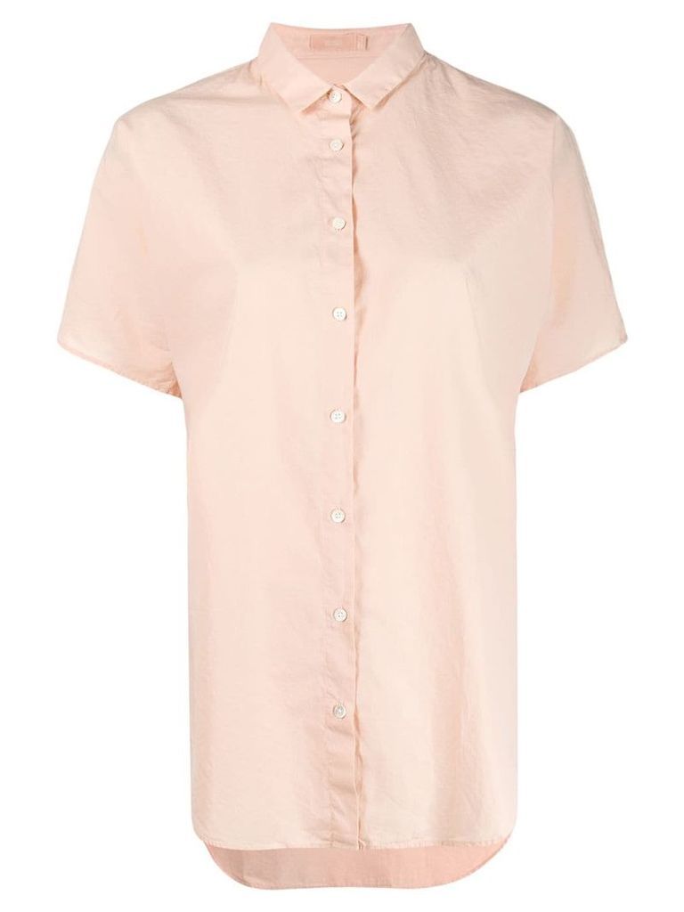 Closed short sleeve shirt - Pink