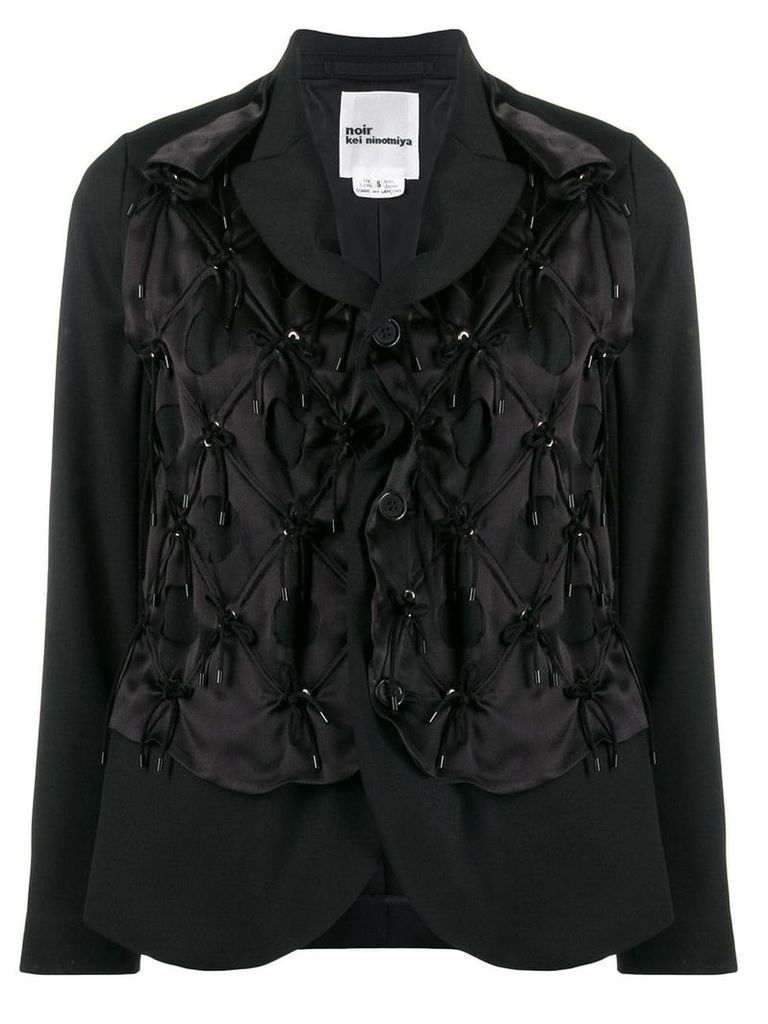 Comme Des Garçons Noir Kei Ninomiya embellished blazer - Black