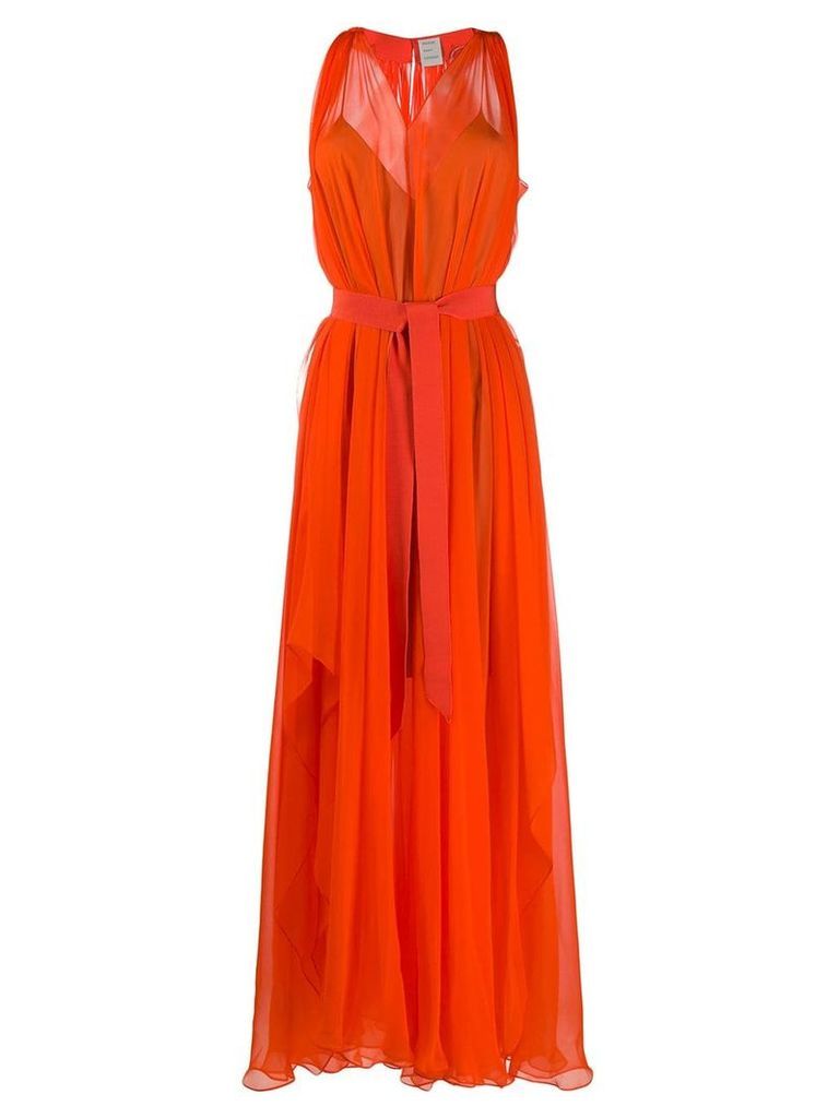 Maison Rabih Kayrouz belted maxi dress - Orange
