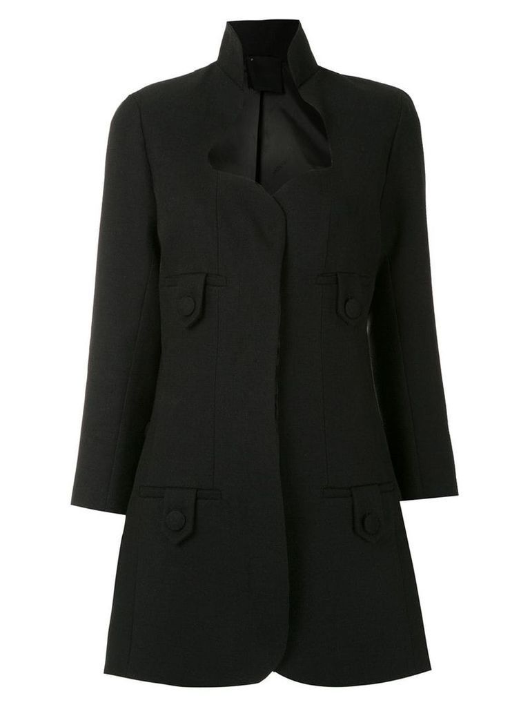 Andrea Bogosian panelled coat - Black