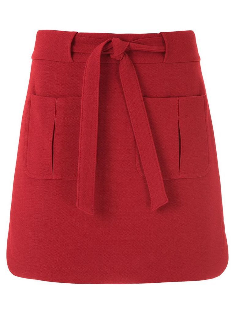 Egrey short skirt - Red