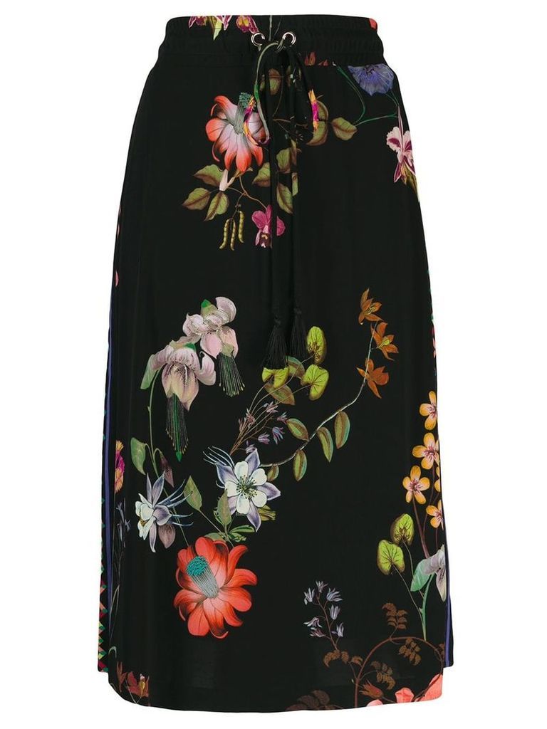 Etro floral print skirt - Black