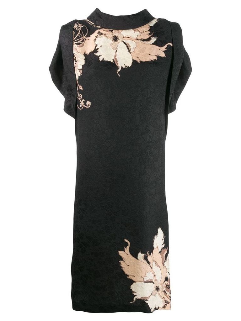 Etro floral shift dress - Black