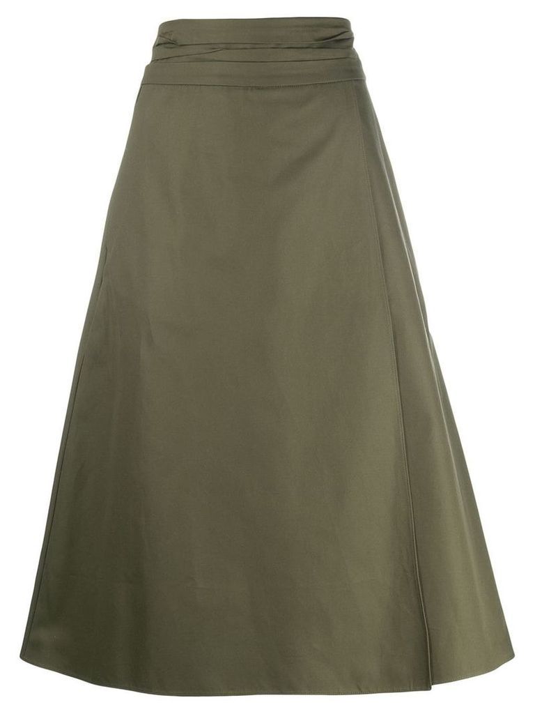 Jil Sander Navy high-waisted skirt - Green