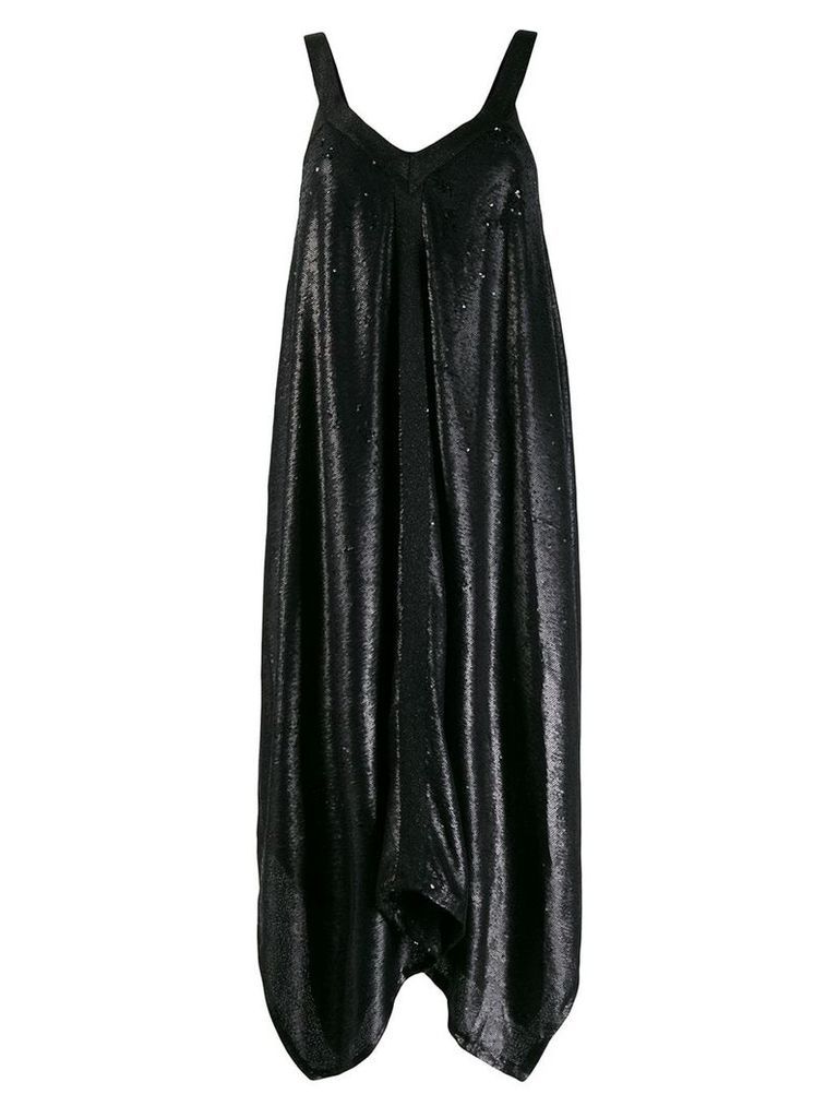 L'Autre Chose sequined asymmetric dress - Black