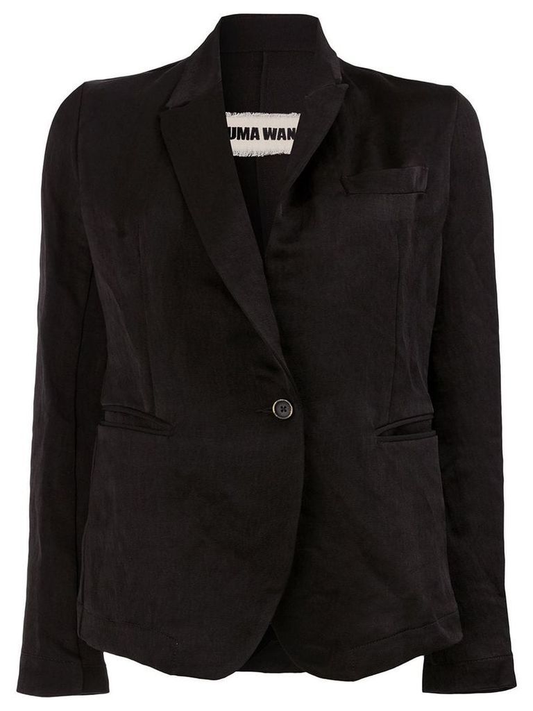 Uma Wang single button blazer - Black