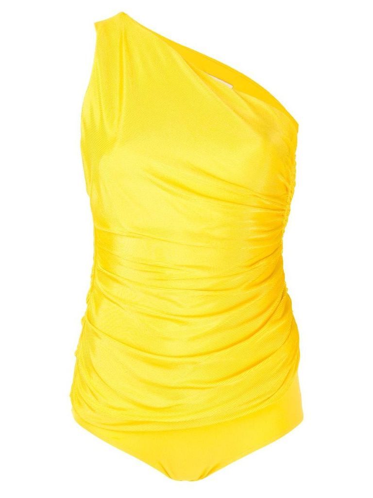 Alexandre Vauthier one-shoulder bodysuit - Yellow
