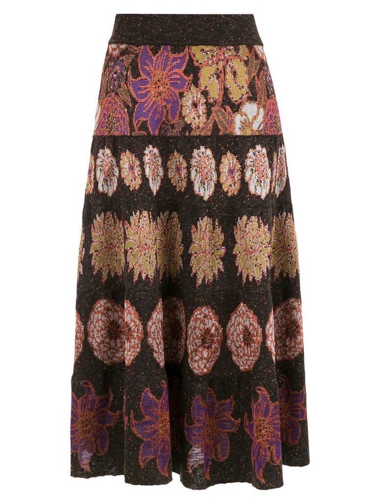 Cecilia Prado midi Flora skirt - Multicolour