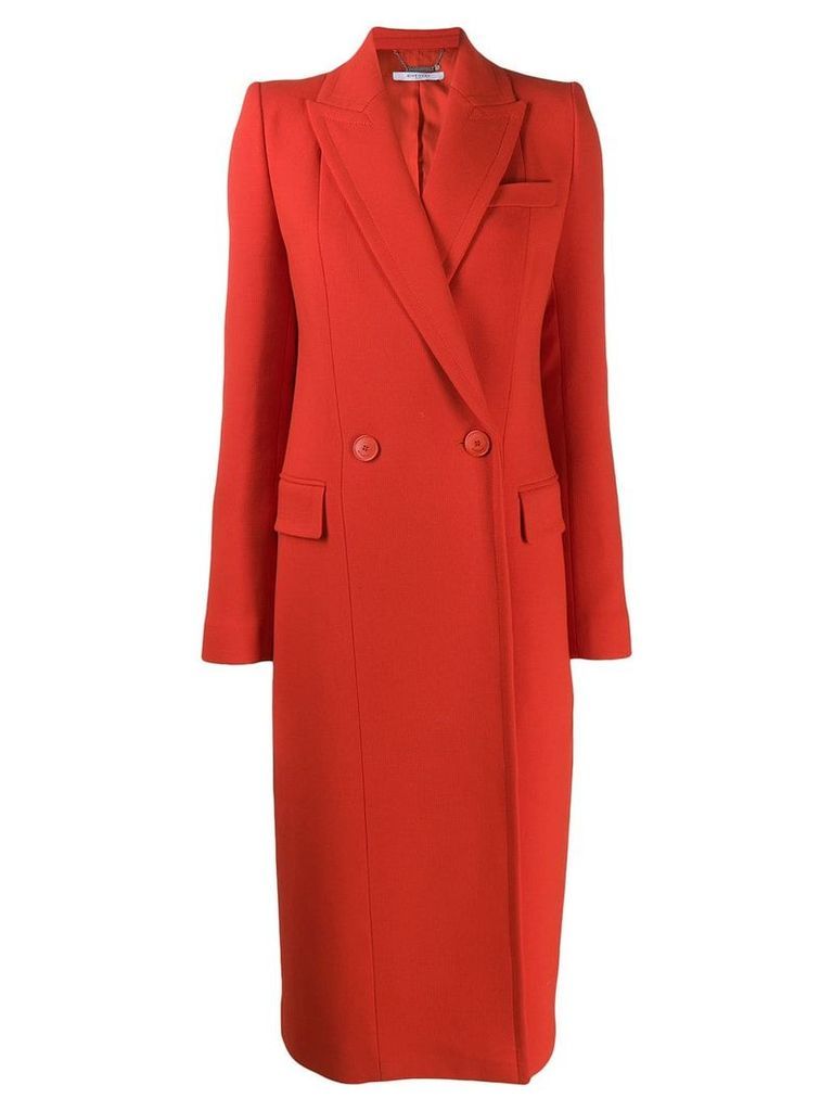 Givenchy double-breasted coat - Red