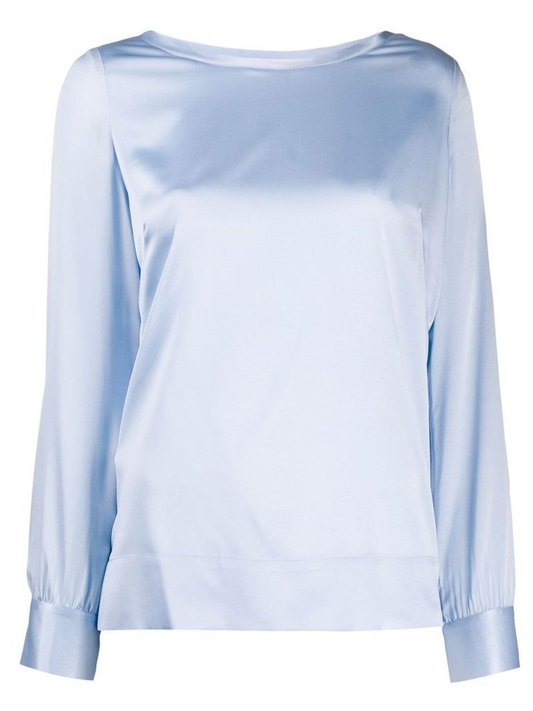 Pinko long-sleeve fitted blouse - Blue